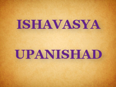 Protected: Ishavasya Upanishad