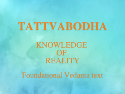 Protected: Tattvabodha-Introduction to Vedanta